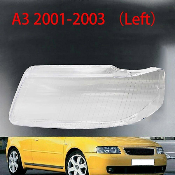 Ajovalon linssinsuojus - A3 2001-2003 8L0941003AF 8L0941003K Vasen