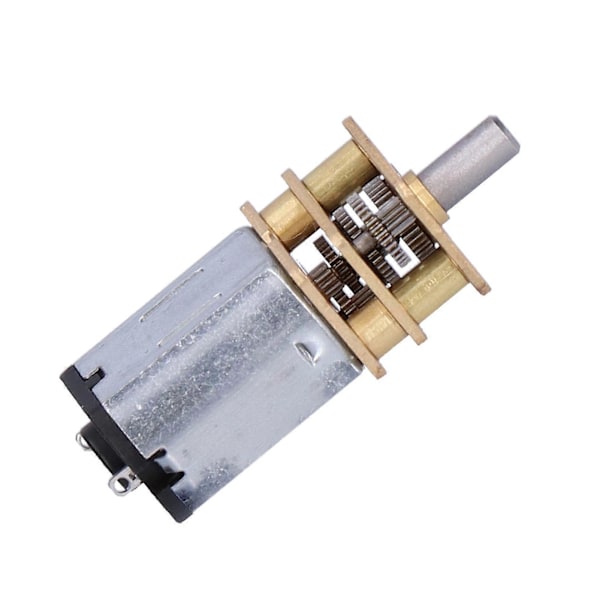 Gearmotor Elektrisk Mini Metal Gearkasse Hastighedsreduktion 60RPM DC 6V til Robot Legetøj