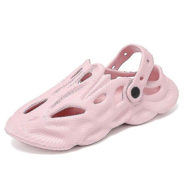 Sommar Herr Tofflor Bekväma plattform Utomhussandaler 2023 Strandtofflor Flip Flops Man Inomhus Hem Rutschkanor Badrumsskor Pink 35