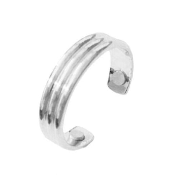 Apollolostory Magnetisk Ring för Lymfdränage Embossing Silver