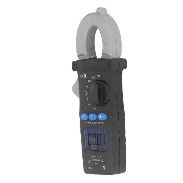 Smart Clamp Multimeter Høj Nøjagtighed 600A Berøringsfri Baggrundsbelyst Digital Display Clamp Meter