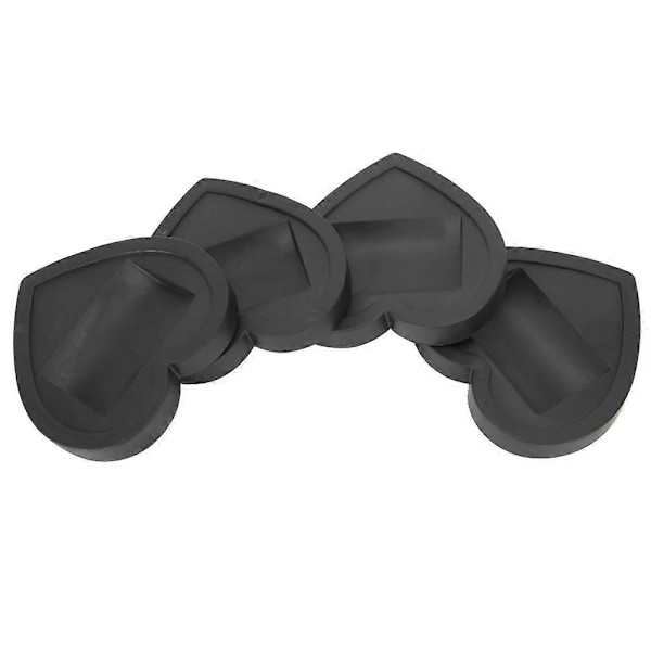 Hjärtformade Halkfria Universella Möbelhjul Kopp Stopp Golvskydd Tillbehör