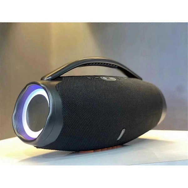Bluetooth Högtalare Utomhus Portabel Vattentät RGB Färgljus Trådlös Subwoofer 360 Stereo Surround TWS Högtalare