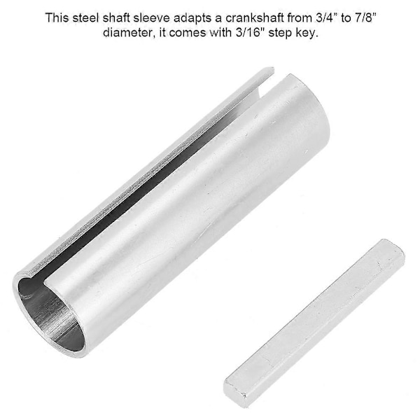 3/4\" til 7/8\" Motorremskive Veivaksel Hylseadapter Foring & Kile