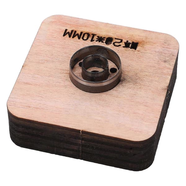 Læder Skærestans 20x10mm Cirkulær Ringformet Hul Cutter Håndværksform Værktøj til DIY