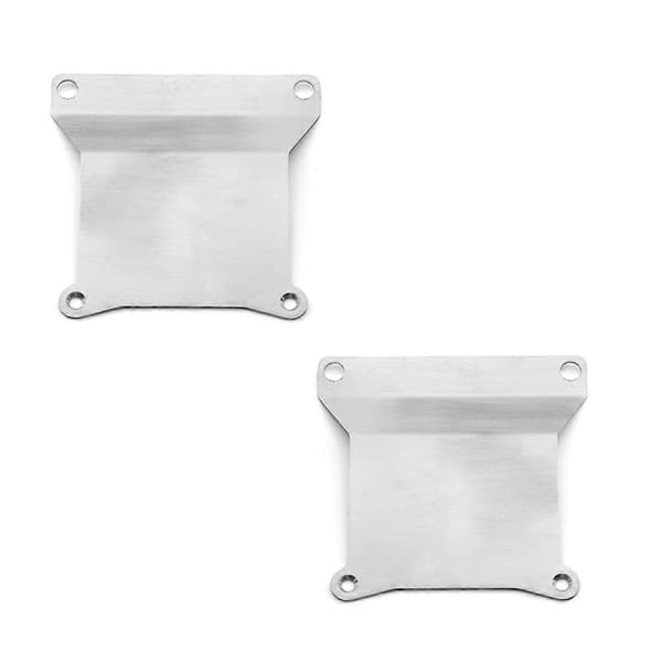 Til TT01 Rustfrit Stål Chassis Panser Front Bag Beskyttelse Anti-Skrid Plade til 1/10 RC Bil
