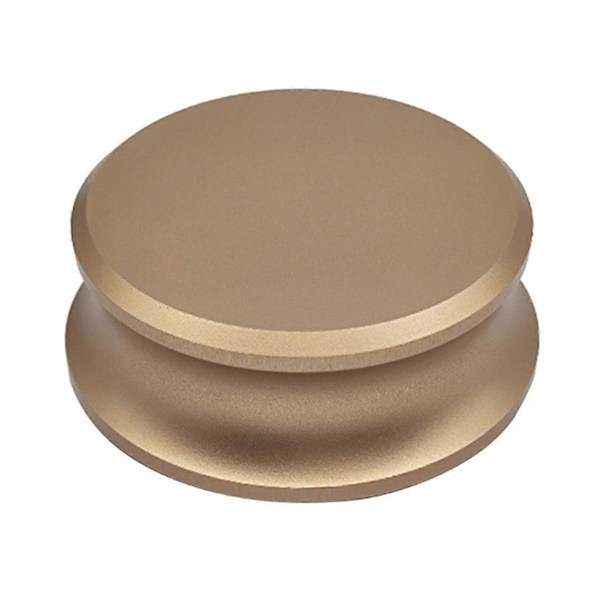 Aluminium Metall Vinyl Plate Vekt Stabilisator Disk Balansert Klemme for Platespiller LP Platespiller Tilbehør (Gull)