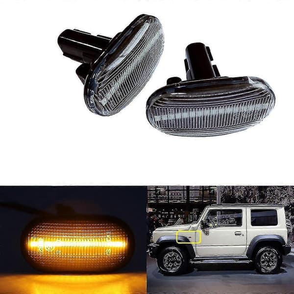 LED Side Blinklys Lampe Til Suzuki Jimny Mazda Az Chevrolet Sort