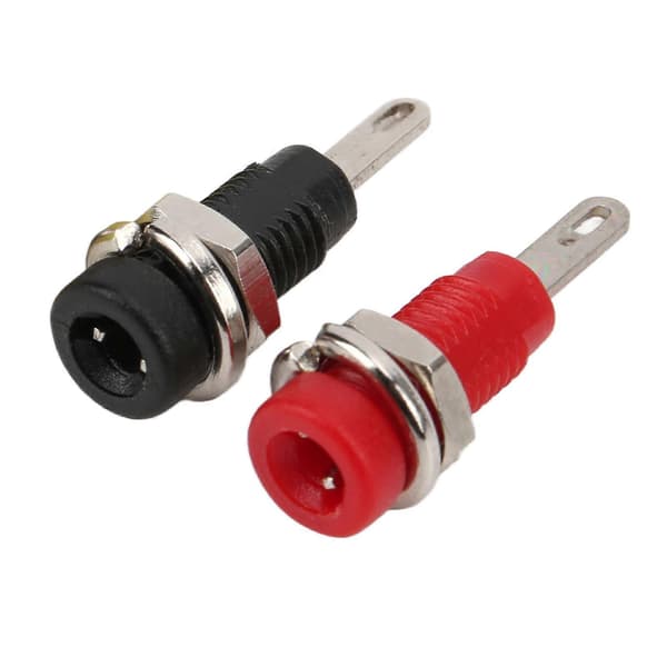 J.40003 2mm Panel Socket 5 Farger 30Vac?60Vdc/Maksimum.10A Banan Jack Socket med Fjærblad for Invertere Skip