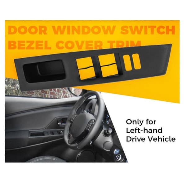 Bil Front Vindusbryter Kontrollpanel Deksel 74232-52550 74232-52650 for Yaris 2012-2014 Biltilbehør