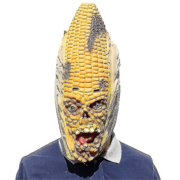 Corn Latex Mask Halloween Bar Party Show Cosplay rekvisita för Halloween Party
