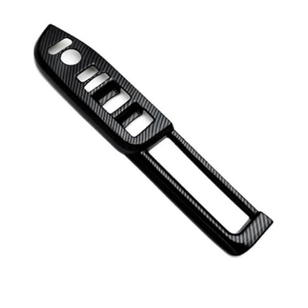 Bilfönster Glaslyft Knapp Trim Switch Cover Dörr Armstöd Panel för N-BOX JF5 JF6 2023 Kolfibermönster