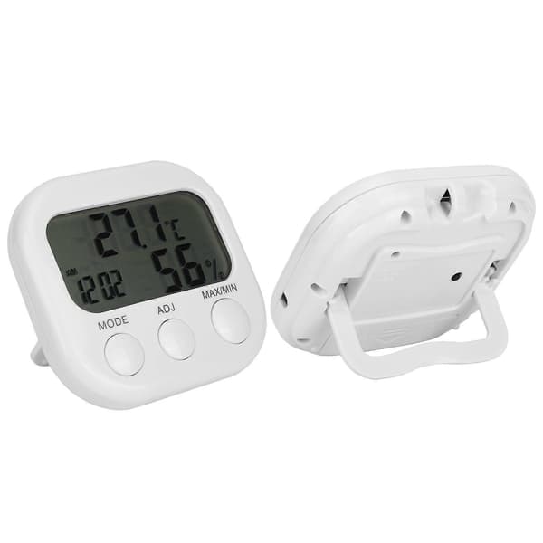 Thermohygrometer Portabel Digital Hygrometer Inomhus Termometer Väckarklocka