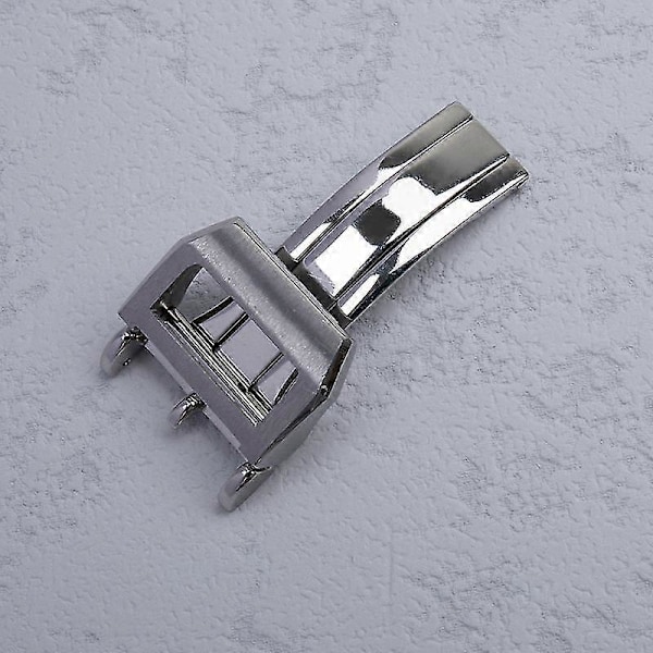 18 mm:n kellon rannekkeen taittolukko IWC-kellon lisävarusteille, rannekkeen lukko Silver