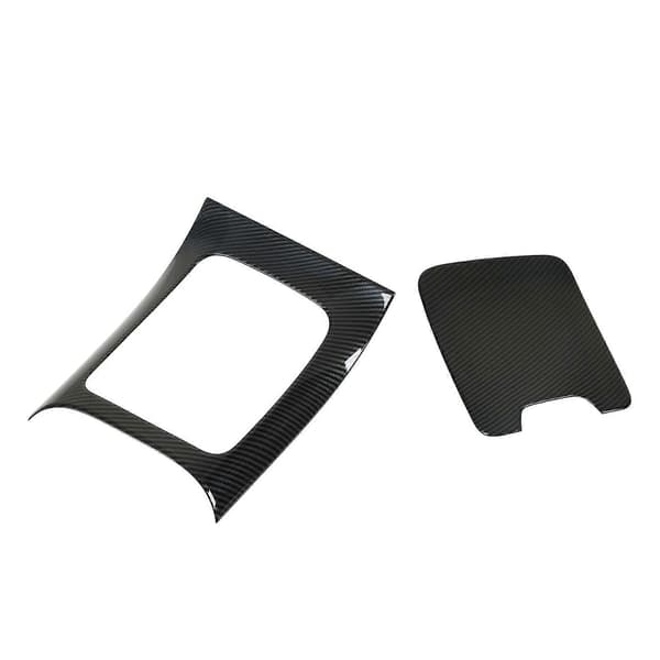 Girboks Deksel Panel Midtkonsoll Deksel Karbonfiberstil Erstatning for Mercedes?Benz C?klasse W206