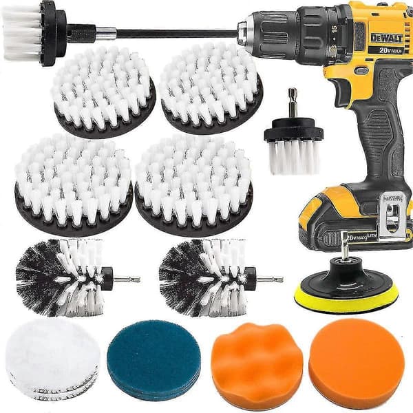 16 kpl Power Scrubber -sarja autojen puhdistukseen