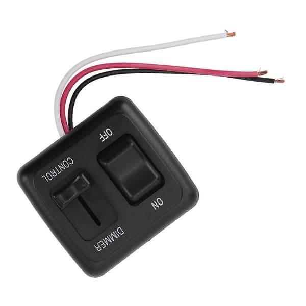 12V DC vippebryter med høy side dimmerkontroll for LED Halogen Glødelampe RV Bil Lastebil Stripe