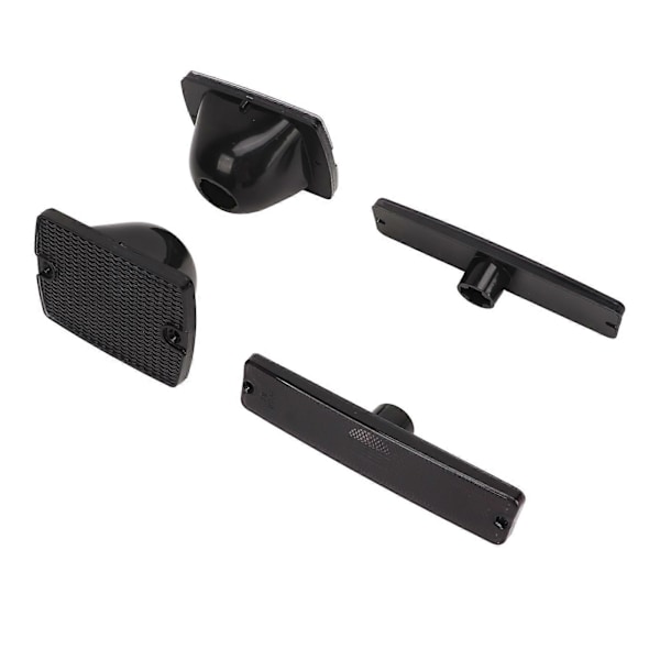 4 stk. Sidemarkeringslys og blinklyslyshus 56001378 Erstatning for Jeep Wrangler YJ, røksvart