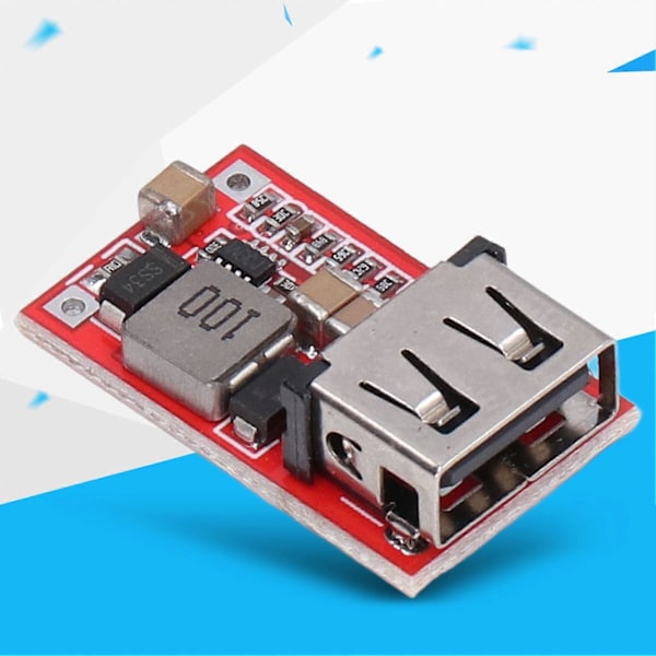 Spänningsreduceringsmodul Synkron Likriktning Utgång Överspänningsskydd 12V till 5V 3A USB Laddningsmodul
