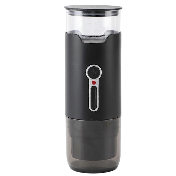 Oppladbar Mini Kaffemaskin Automatisk 15 Bar Trykk Elektrisk USB Bærbar Trådløs Kaffetrakter for Hjemmebruk Svart Italiensk Oppvarming