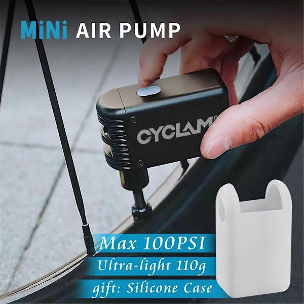 Mini Plus Portabel E-Pump för Cykel Trådlös Luftpump Presta Schrader Ventil Utomhus Cykling Cykeltillbehör