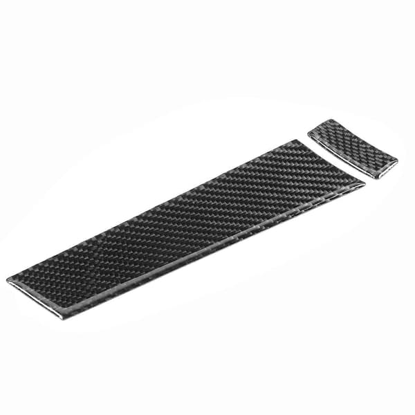 2 st Kolfiber Förarpanel Trimskydd Passar Mitsubishi Lancer 2008?2016 Vänsterstyrd