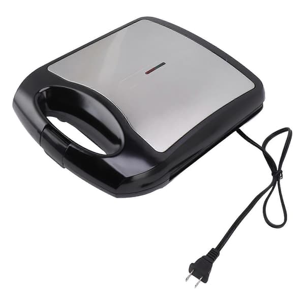 Mini Vaffeljern Hjem Sandwich Frokostmaskin Sandwich Varmer Multifunksjonell Grillplate