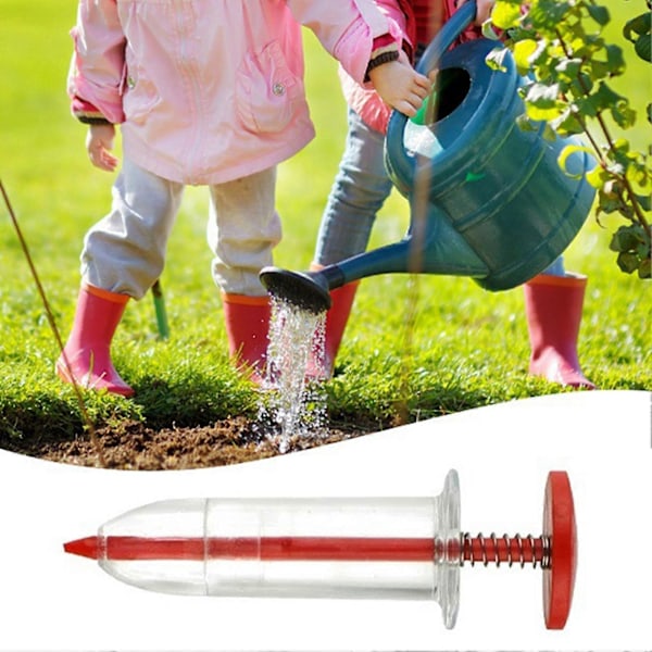 Praktisk sådispenser med presstyp Ergonomisk manuell såspridare i plast för trädgård Qinhai