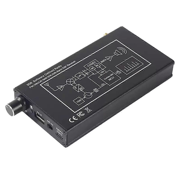 SDR Radio DSP Digital Demodulering Kortbølge FM MW SSB CW HAM Multifunksjonsradiomottaker