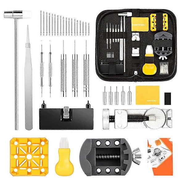 1 Set Urmakare Klockreparation Reparationsverktyg Kit Fodral Borttagare Öppnare Bar Set Bekvämlighet Märke Klockverktyg