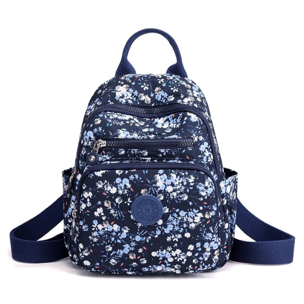 Vento Marea Mini Ryggsäck Blommigt Tryck Axelväska Style 18