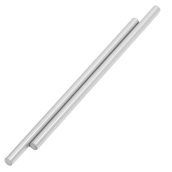 2 st 8mm Linjär Axel Hög Precision Krompläterad Stål Rörelseguide Cylinder för 3D-skrivare 400mm / 15.7in
