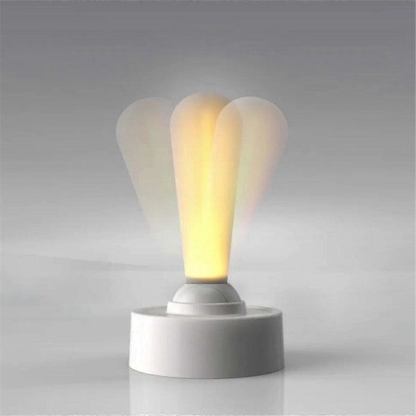 Vippebryter Lys USB Innendørs Soverom Nattbordslampe Atmosfære Lys LED Enkel Silikon Ledningsfri Dimbar Vegglampe, A