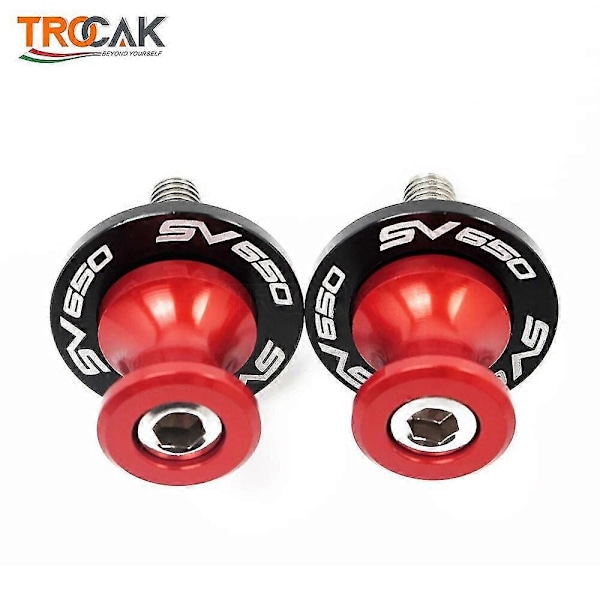 Til Suzuki Sv650 / S Sv 650 S 1999-2023 Motorcykel Svingarms Spoler Slider Svingarm Stand Skruer 2003 2004 2005 2006 2007 2008 black
