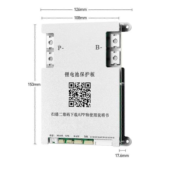 För JK-BD4A8S6P 12V 24V Lifepo4 Li-Ion Lto Batteri 4S 5S 6S 7S 8S Aktiv Balans 60A Balansström 400mA