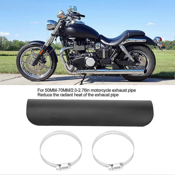 Värmesköld för Avgasrör Universal Motorcykel 2.0-2.76in