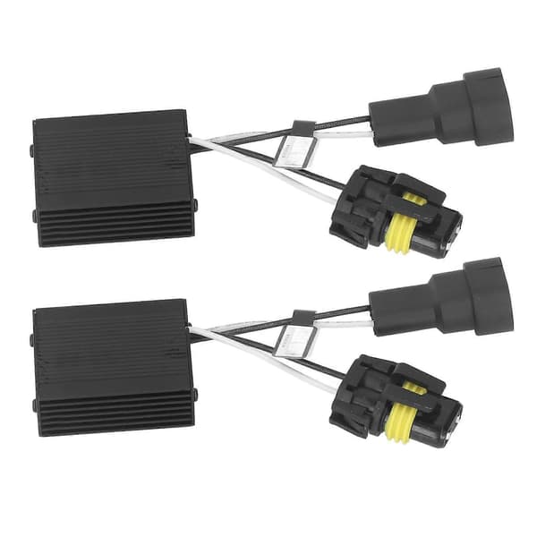 2 st LED Canbus Decoder Strålkastarlampa Ljus Felavstängare Tillbehör Set Kit C14 9006