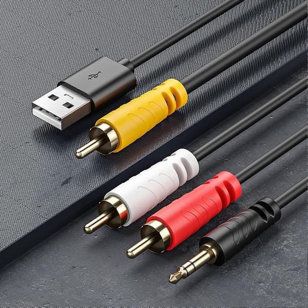 Koaksial til 3,5 mm lydkonverter HiFi Design Støyreduksjon Plug and Play Anti-interferens SPDIF til Lotus Koaksial Lyddekoder