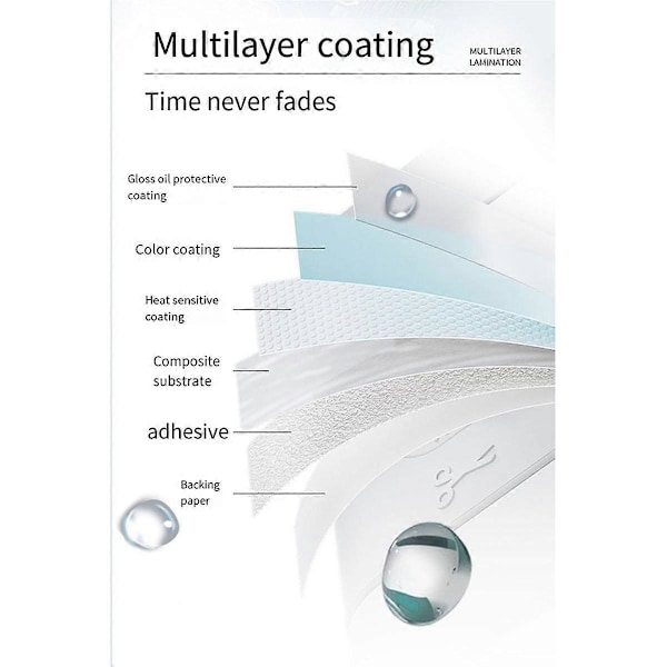 P12 Etiketmaskine Bluetooth Etiketprinter Understøtter Flere Materialeetiketter, med 4 Pakker Hvid Etikettape