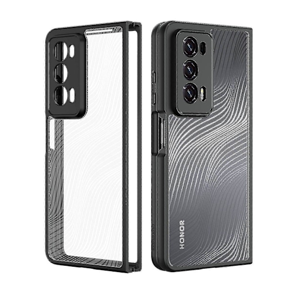 Foldbart Stødsikkert Telefoncover kompatibelt med Honor Magic V2, Sort