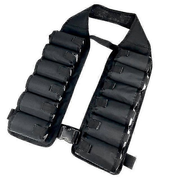 Öldricksväst med flera fickor, dryckesväst, ölholster, ölförvaring med invändig pengahållare, grillväska för utomhusbruk Black