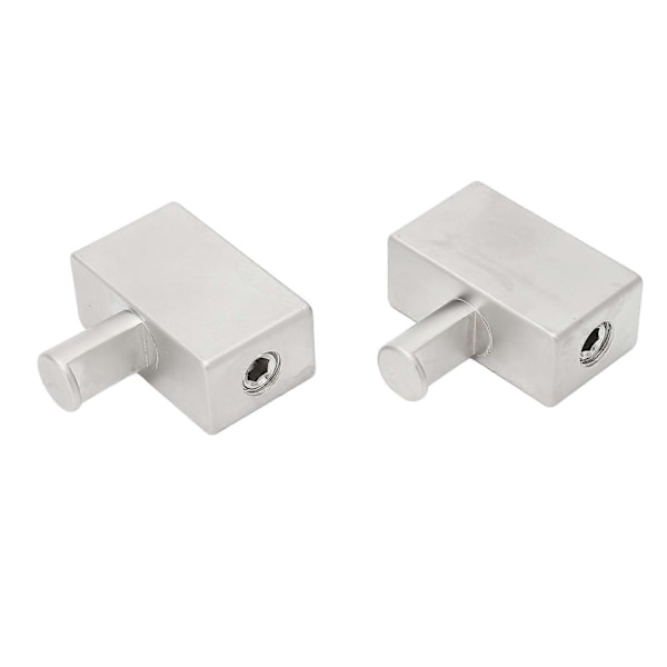 2 stk Dobbel 1/0 Gauge til 1/0 Gauge Forsterkerinngangsreduksjon Nikkelbelagt Aluminiumlegering Høy Effekt for Bilstereo