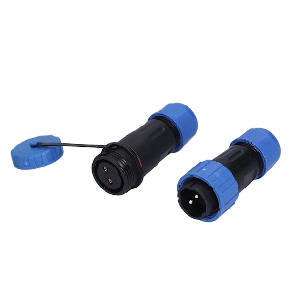Luftfartsstik IP68 Vandtæt Multi Core Loddefri Han Hun Docking Terminal Luftfartsstik Socket2 Core