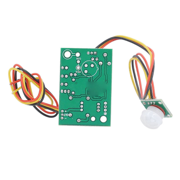 DC 12V PIR Människorörelsesensor Modul Reläutgång Delad Typ Pyroelektrisk Infraröd Avkänningsbrytare Modul TAD?758