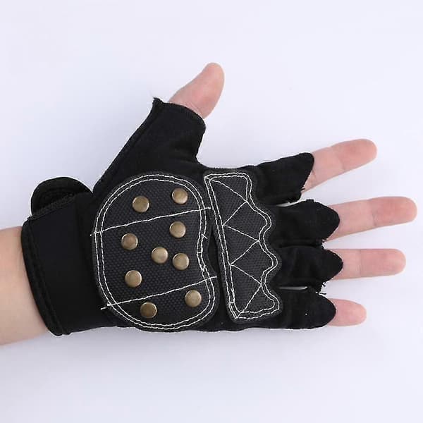 Rullskridskohandskar Professionella skateboardhandskar med bromsande kopparnitar-Yvan