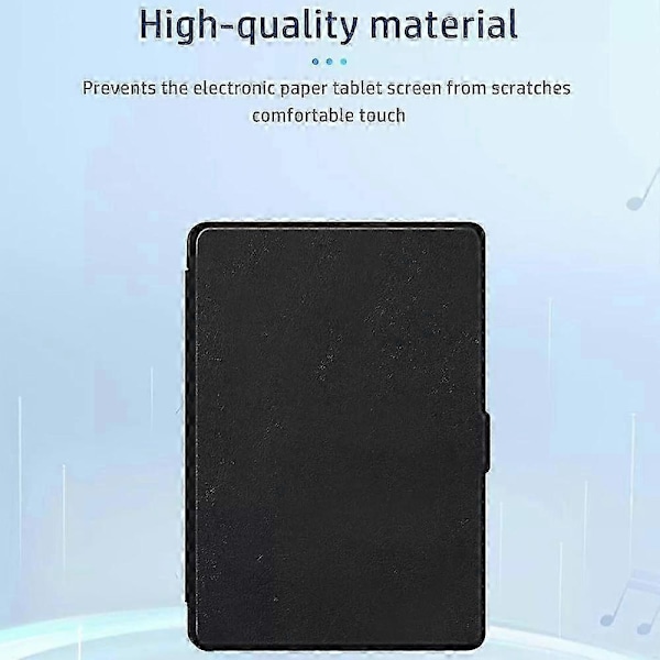 Slimshell-fodral för 7\" Kindle Paperwhite (12:e generationen) 2024 Premium PU-skydd P20211224109 black