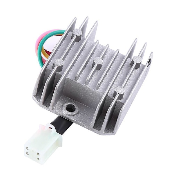 4 ledninger 4 ben 12 Volt Regulator Ensretter Til 150-250CC Motorcykel Scooter Knallert ATV Hvid