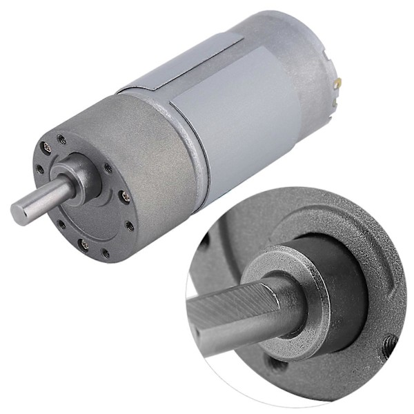 DC 15W Stor Torsionsväxelmotor CW/CCW 12V 200r/min