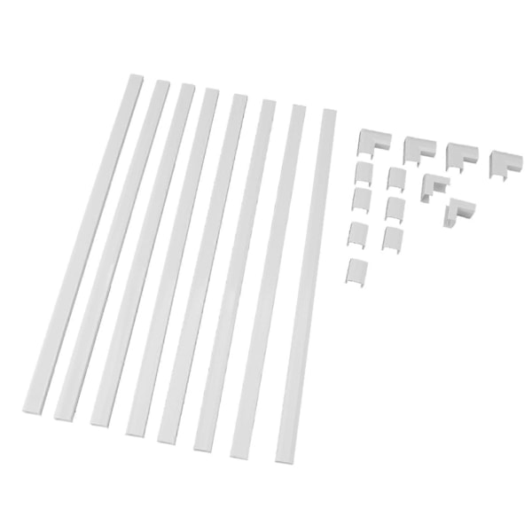 Ledningsskjuler Stilfuld Ledningsdækning Kabelkanal Kit Kabel Skjuler til TV Kontor 40x1,5x0,9cm