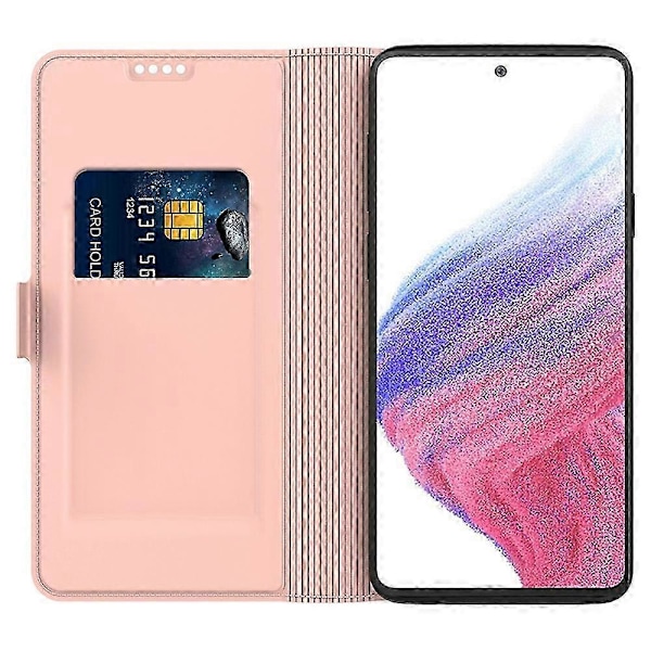 Samsung Galaxy A06 -kotelo, iskunkestävä TPU-sisäkuori, nahkainen puhelinkotelo s20241212286 Style D
